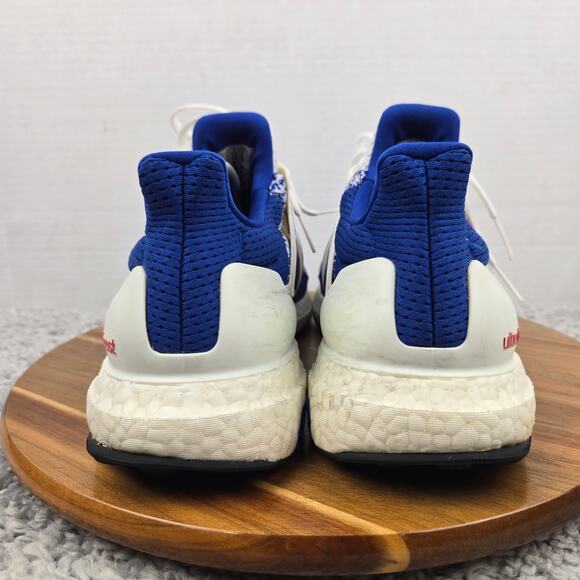 Adidas Mens 10 Ultra Boost 1.0 Kansas Jayhawks Blue White Gym Running Shoe main image 4
